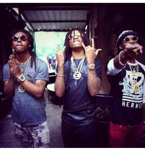 Rap group Migos from ATL, GA